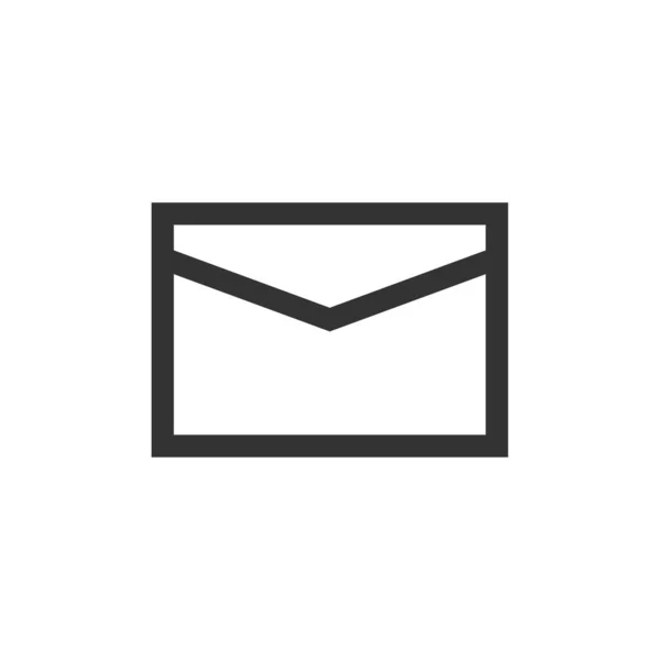Электронная Почта Веб Иконка Простая Иллюстрация — стоковый вектор