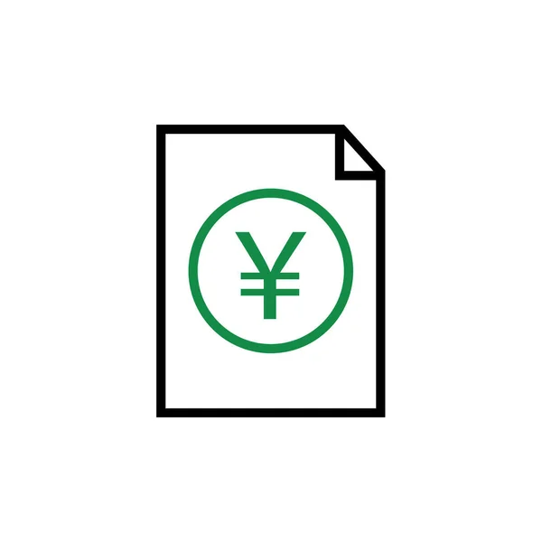 Ikona Jenů Izolovaný Vektor Bílém Pozadí Návrh Plochého Vektorového Symbolu — Stockový vektor