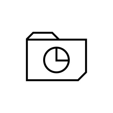 Dosya. Web simgesi basit illüstrasyon          