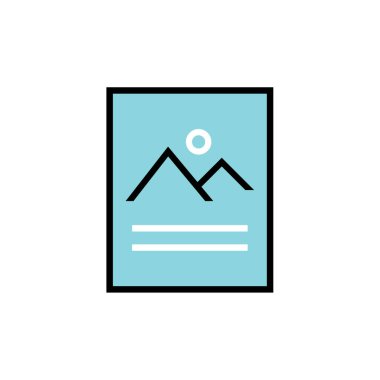 Web tarayıcı geniş çerçeve simgesinin vektör illüstrasyonu