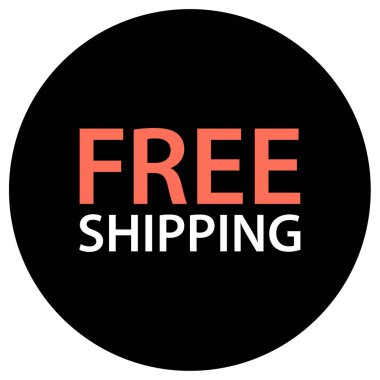 Ücretsiz nakliye vektör çizim. 