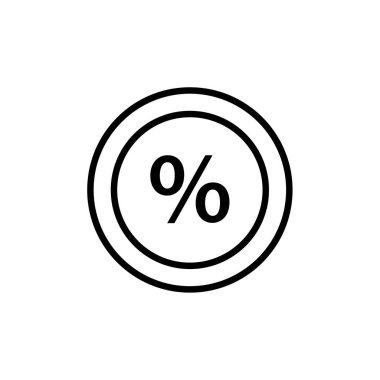 yüzde oranı vektör çizimi