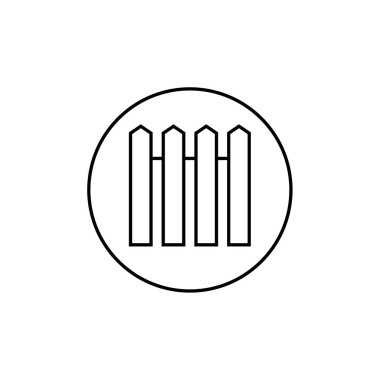 Emlak simgesi, vektör illüstrasyonu 