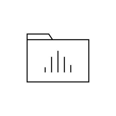 Dosya. Web simgesi basit illüstrasyon          