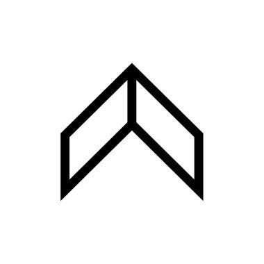 ok simgesi vektör illüstrasyonu