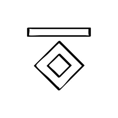 Yaratıcı tasarım simgesinin vektör çizimi 