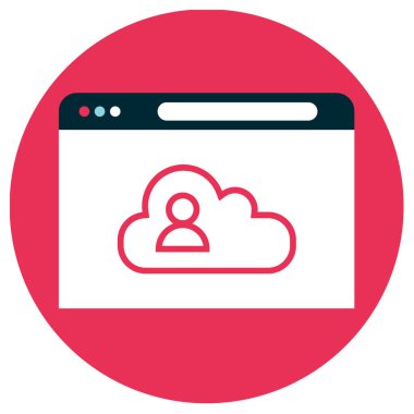 kullanıcı arayüzü düz simgesi