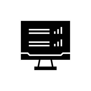 bilgisayar simgesi vektör illüstrasyonu