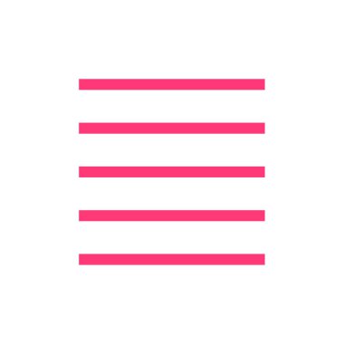 mobil web arayüzü menü listesi vektör simgesi 