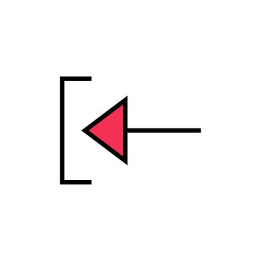 Basit ok tasarımı vektör çizimi