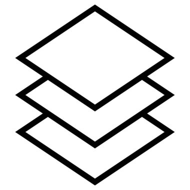 katman simgesi, vektör illüstrasyonu