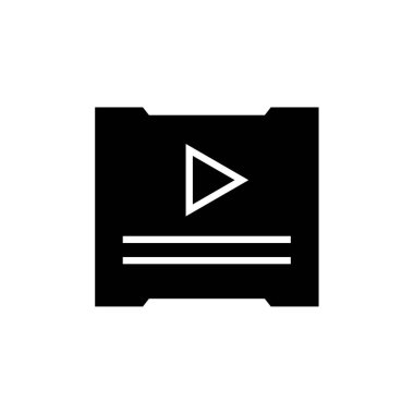 Web tarayıcı geniş çerçeve simgesinin vektör illüstrasyonu