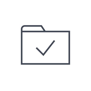 Dosya. Web simgesi basit illüstrasyon          