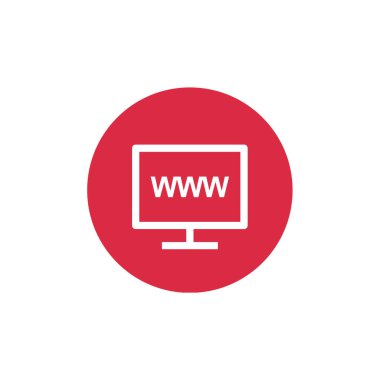 Web sitesi ve uygulama tasarımı, web tasarımı için beyaz arkaplanda izole edilmiş tarayıcı vektör simgesi 