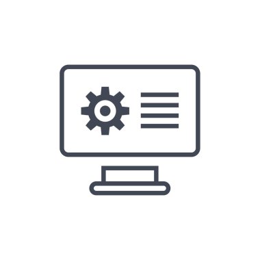 Web sitesi ve uygulama tasarımı, web tasarımı için beyaz arkaplanda izole edilmiş tarayıcı vektör simgesi 