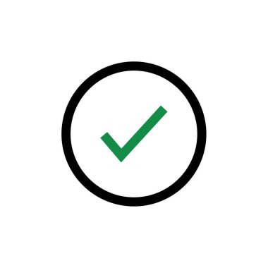 işaret simgesini işaretle, vektör illüstrasyonu 