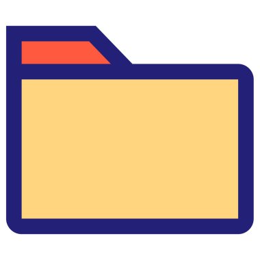 Dosya. Web simgesi basit illüstrasyon          