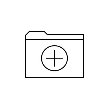 Dosya. Web simgesi basit illüstrasyon          