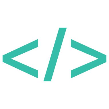 Web Geliştirme basit simgesi, vektör illüstrasyonu