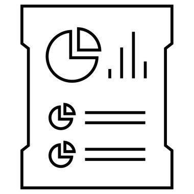 Modern simge ve vektör illüstrasyonunu bildir