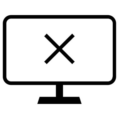 çevrimiçi simge vektörü izole edildi 