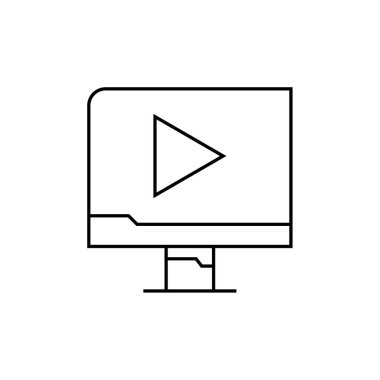 oyun simgesi vektör illüstrasyon tasarımı ile video oynatıcı