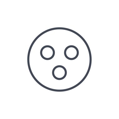 emoji, yüz ifadesi sembolü, simge simgesi, vektör illüstrasyonu