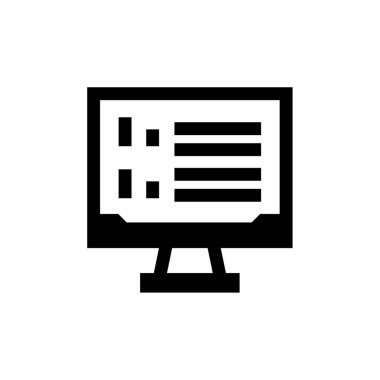 bilgisayar simgesi vektör illüstrasyonu