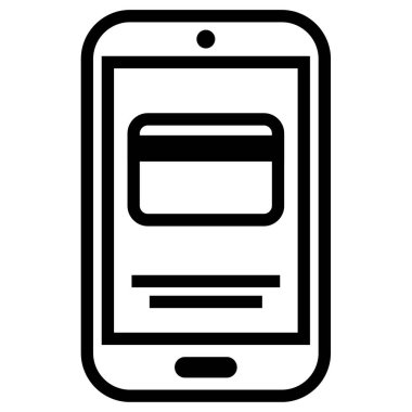 Kredi Kartı Ödeme Vektör İllüstrasyon