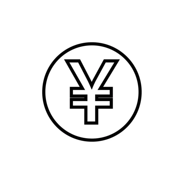 Εικονογράφηση Φορέα Εικονιδίου Yen — Διανυσματικό Αρχείο