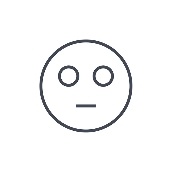 Emoji Ikon Arckifejezés Érzelem Szimbólum Vektor Illusztráció — Stock Vector