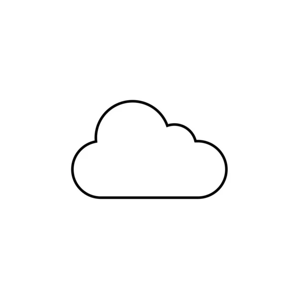 Εικονίδιο Cloud Διανυσματική Απεικόνιση — Διανυσματικό Αρχείο