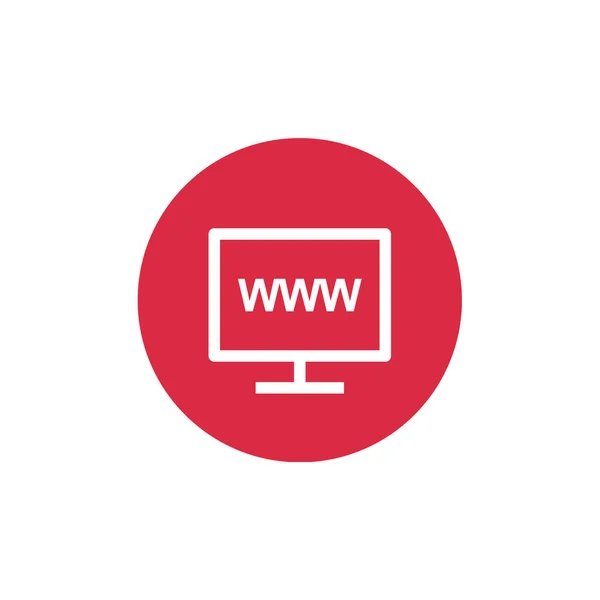 Browser Vektor Symbol Isoliert Auf Weißem Hintergrund Für Website Und — Stockvektor