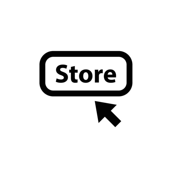 Icona Dell Illustrazione Vettoriale Dello Shopping Online — Vettoriale Stock