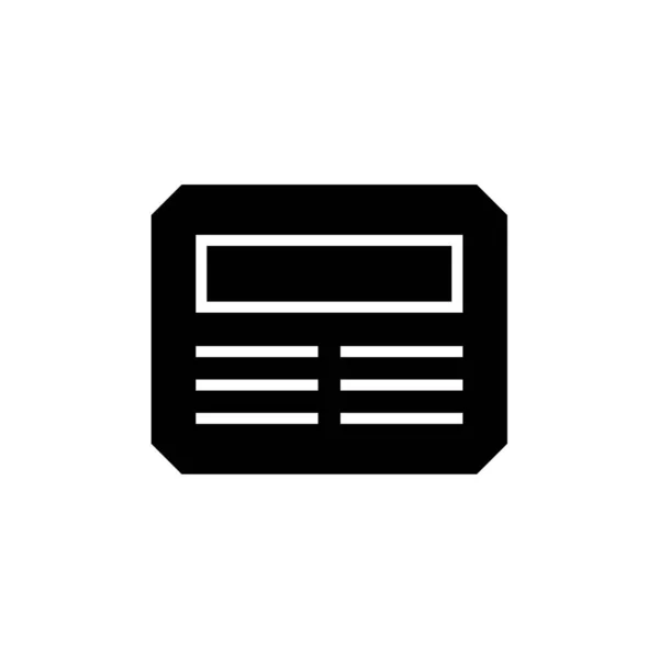 Vector Illustration Web Browser Wireframe Icon — Stock Vector