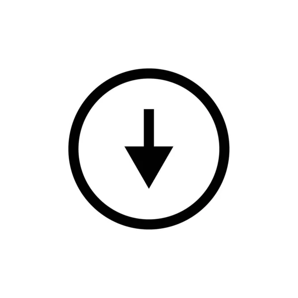 Illustration Vectorielle Flèche Navigation Icône Moderne — Image vectorielle