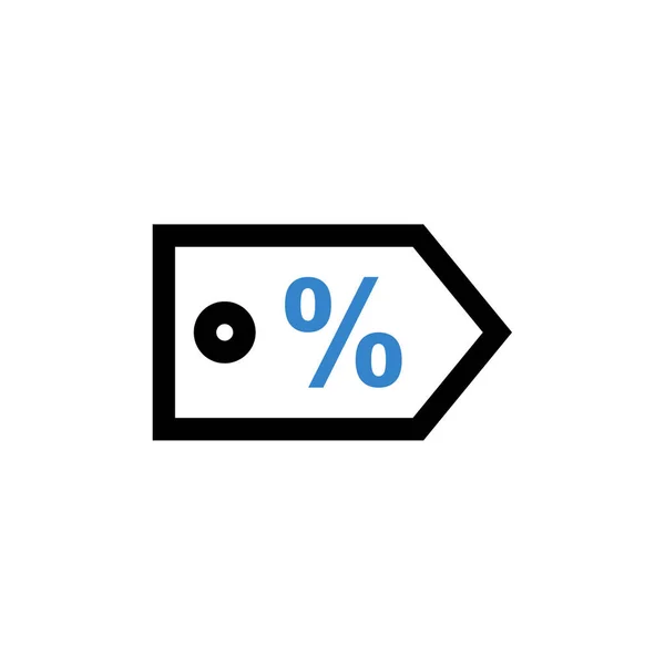 Percentage Rate Vector Illustration — Stock Vector