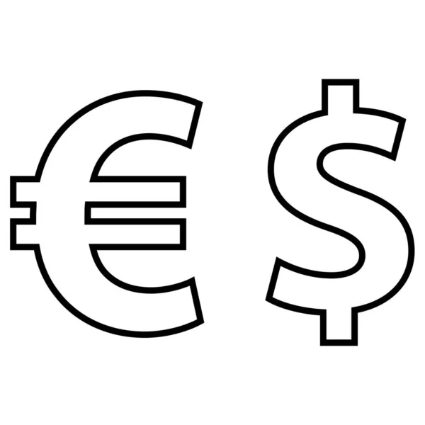 Currency Sign Icon Illustration Design — Stock Vector