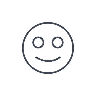 emoji, yüz ifadesi sembolü, simge simgesi, vektör illüstrasyonu