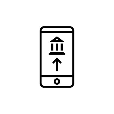 çevrimiçi bankacılık, vektör illüstrasyonu