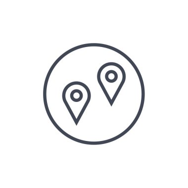 GPS ve Navigasyon simgesi vektör illüstrasyon tasarımı    