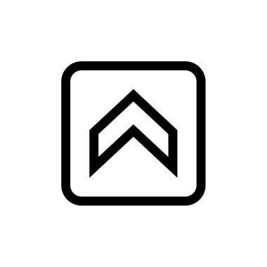 ok, web basit simgesi illüstrasyonu