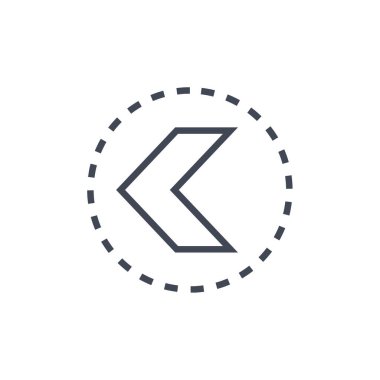 Basit ok tasarımı vektör çizimi