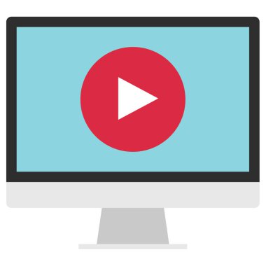 video düz biçim simgesini çal 