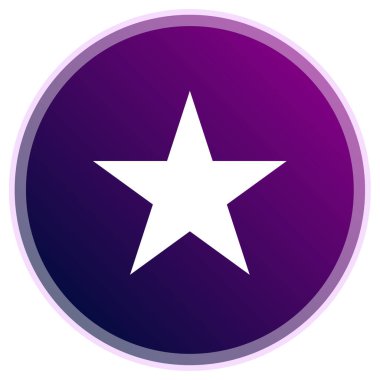 yıldız simgesi vektör illüstrasyonu