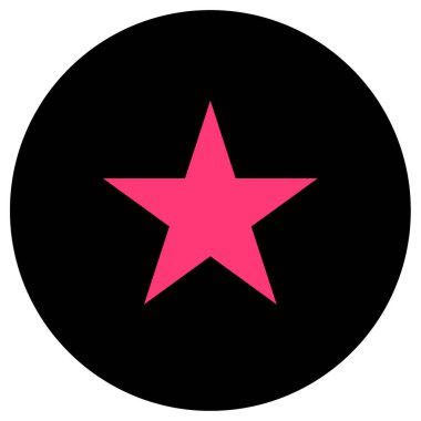 yıldız simgesi vektör illüstrasyonu