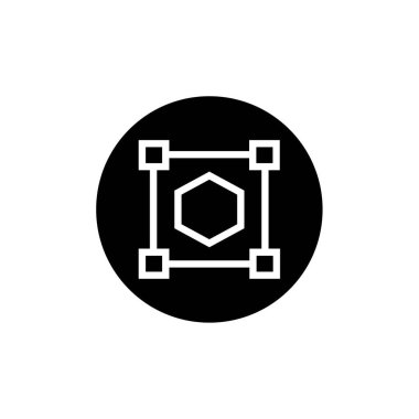 küp simgesi vektör çizim şablonu 