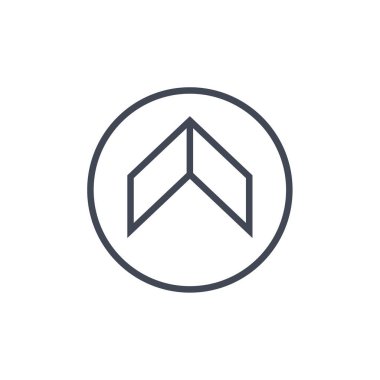 Basit ok tasarımı vektör çizimi