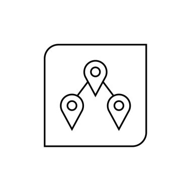 GPS ve Navigasyon simgesi vektör illüstrasyon tasarımı    