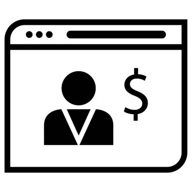 SEO Web Tarayıcısı, vektör illüstrasyonu